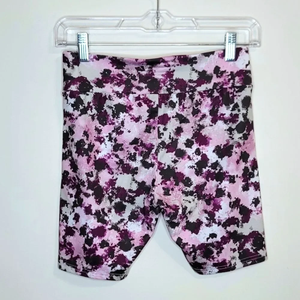 Converse Pink Foam High Waist Spandex Athletic Spandex Shorts Size Girls Large